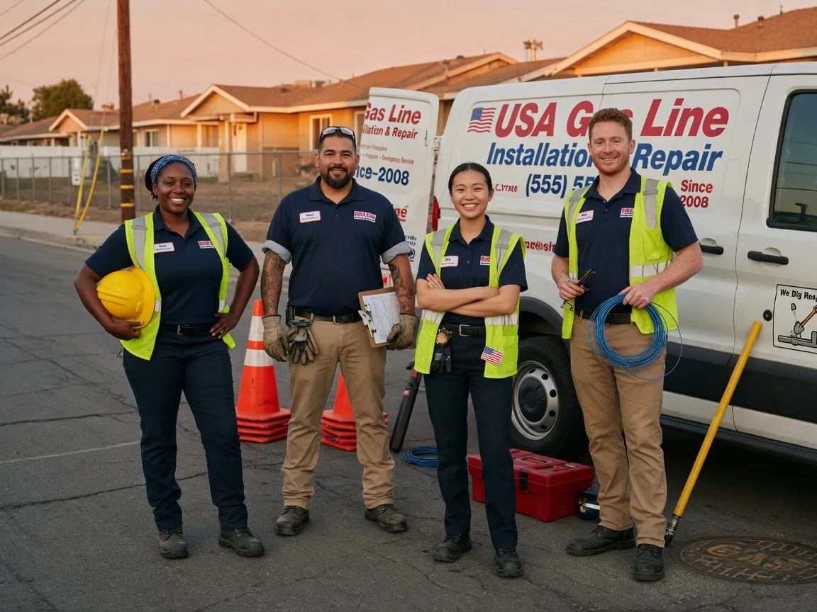 Gas Line Installation company in Sailor Springs, IL